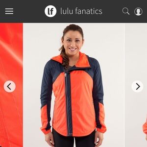 Lulu lemon Reflective Jacket- perfect condition